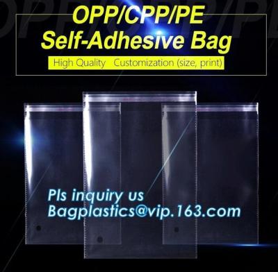 Chine L'emballage en plastique de cellophane de CPP/PET met en sac pour des vêtements, bagplasti en plastique bon marché biodégradable de bagease de sacs de vêtement d'OPP CPP à vendre