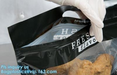 Chine Anti le sac d'emballage de poulet rôti de fonction de brouillard par tirette en plastique, poulet chaud de tirette de glissière met en sac le plastique rôti p de poulet à vendre