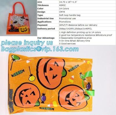 China Halloween-Einkaufstasche-Kinderkürbis-Schläger-Geist-Spinnen-Geschenk-Taschen-Halloween-Stützen-Kinderspielwaren betrügen Festlichkeits-Süßigkeits-Tasche bagease zu verkaufen