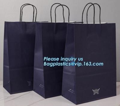 China Custom coloured square bottom paper carrier bag with rope handle,China printing factory plastic shipping mailing bag pac for sale