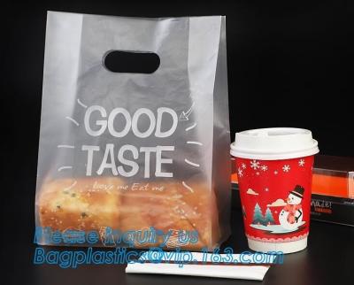 China Pequeña bolsa de papel alineada polivinílica sellada modificada para requisitos particulares del bocado del envasado de alimentos de la panadería con la ventana clara para las galletas, bagease, bagplasti en venta