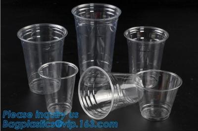 China De elegante Vorm die Enige de Muur Plastic Kop drinken van Straw Promotional Cups With Straws, het dubbele plastiek van de muurdouane vormt geen min tot een kom Te koop