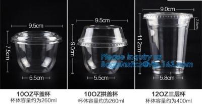 China os pp feitos sob encomenda colocam os copos 22oz700ml plásticos com o copo plástico descartável das tampas 600ml 20oz, copo descartável colorido 12oz dos Pp plástico à venda