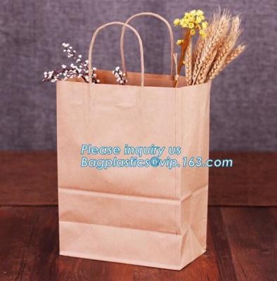 China Großhandelskraftpapiertasche für Bäckereibrotpapiertüte für Brot, Kohlenstoff brannte Einkaufsbrot-Brown-Kraftpapier-Tasche, SATZ ein zu verkaufen