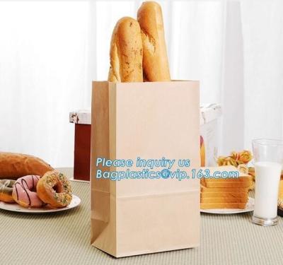 China Cheap customized cute bread coffee kraft paper bag craft paper bags for gift,Food grade christmas bread bag,hot sale pap for sale