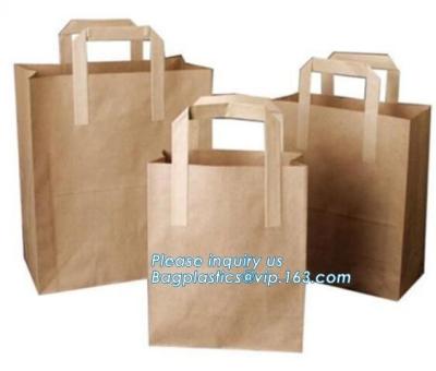 China kraftpapier-document het broodvoedsel van broodbaguette verpakkingszak, Superieure Kwaliteitsdouane Logo Paper Bags, Verpakkings van brooddocument Zakken Te koop