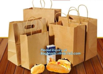 Chine La coutume a imprimé la catégorie comestible de sacs en papier de papier d'emballage avec des sacs en papier d'emballage de pain de fenêtre, packagin fait sur commande de pâtisserie de petit déjeuner de papier d'emballage à vendre