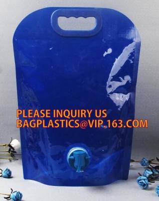 China kundengebundene Entwurf standup frische Safttasche im Kasten, frischer Saft, der Plastiktaschen mit dem Logo BAGPLASTICS PAC der Kunden verpackt zu verkaufen