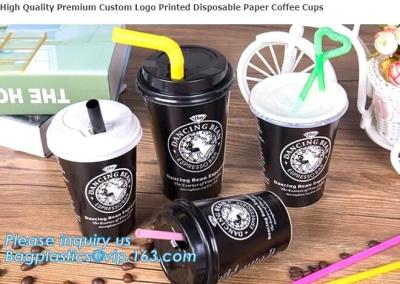 China High quality disposable paper cup lower price coffee cup,ripple double single wall disposable coffee paper cup, BAGEASE for sale