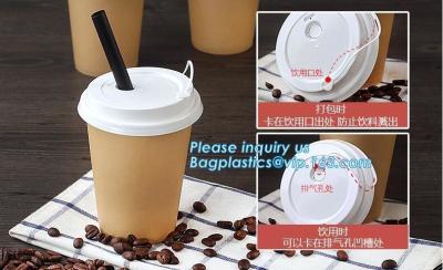 Chine ondulez le mur/mur de double/la tasse de papier café jetable à mur unique avec les couvercles, 8OZ, 12oz tasse de 14 onces, tasse de papier jetable à vendre