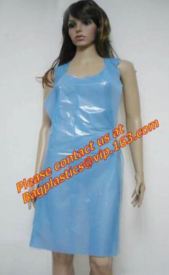 China Colorful HDPE APRON, kitchen apron, disposable, aprons, LDPE apron, HDPE apron, PE apron for sale