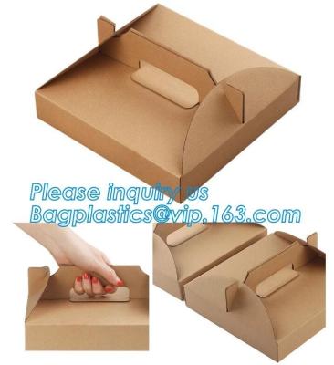 China Caja barata con el logotipo, caja de torta de encargo del papel de imprenta, caja del cartón de papel de la caja de la pizza de la simplicidad blanca del estilo de torta que empaqueta, en venta