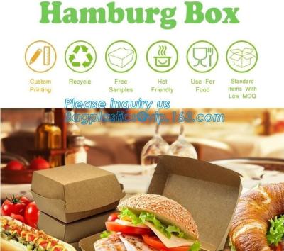 China Custom Food Grade Paper Doughnet Box Wholesale,fast food take away paper box, custom printed food packaging bagease, pac for sale