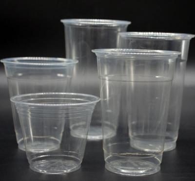 Chine tasse givrée compostable biodégradable jetable de tasse de thé de 300ml CPLA nouvelle, fabricants de couvercle de tasse adaptés pour la tasse de café de papier à vendre