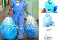 Chine Sac du sac de rebut médical pour l'usage médical, jaune/rouge/de noir biohazard/revêtement de rebut infectieux/médicaux avec le cordon/drawstrin à vendre