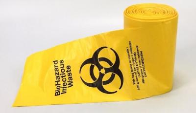 China Medical waste garbage bags / Yellow Red Medical waste garbage bags/ Infections Linens Waste Bags, Biohazard & Linen Bags for sale