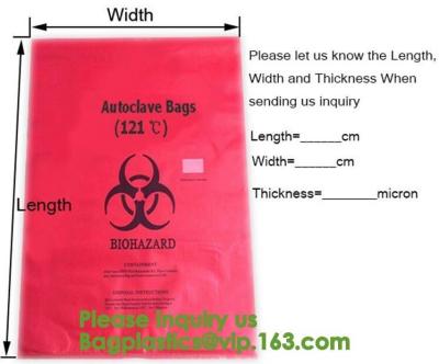 China Lab, Hospital, Healthcare, Safety, Infectious, Medical Waste Disposal Warning Label Sterilization Indicate for sale