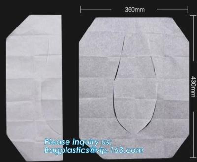 중국 일회용 종이 변좌 덮개, Eco 전기 종이 플라스틱 초극세사 버릴 수 있는 변좌 덮개 방수, 변좌 판매용