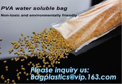 China Dissolvable Biodegradable Laundry Bags Water Soluble Liquid Detergent for sale