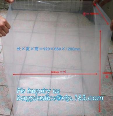 China Disposable PE Plastic Pallet Covers bag on Roll, Waterproof Pallet Cover Plastic PE for Europallet 80x120x250 cm, BAGEAS for sale