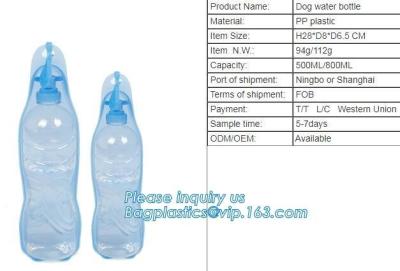 중국 애완 물 공급 장치, 워킹, 야외 가지고 다닐 수 있는 개 물병을 위한 가지고 다닐 수 있는 애완견 여행 물병, 개 여행 물 떠돌이 판매용