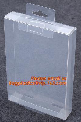 China caja de plástico transparente suave transparente de empaquetado del PVC del pliegue, pequeña caja plástica, caja de regalo del plástico transparente en venta