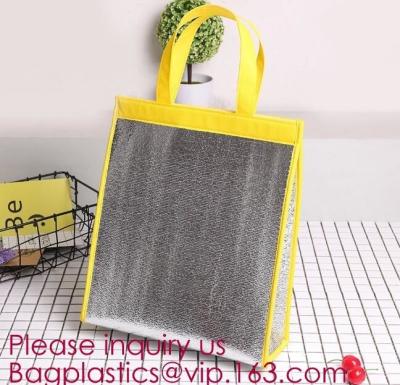 China Customized logo printing insulated food delivery cooler bag,wholesale waterproof food delivery thermal bags bagplastics for sale