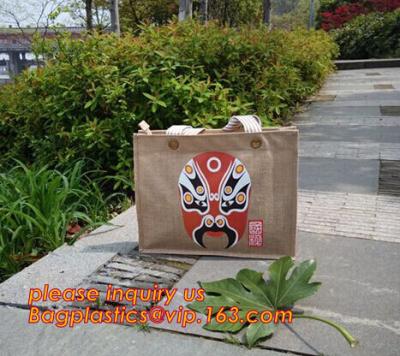 China Cheap Natural Recycle Foldable Carry Jute Shopping Bags Manufacturer,Eco-friendly Tiny Jute Gift Bag, Customize jute bag for sale