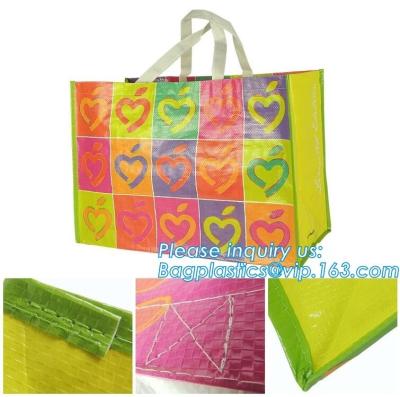 China Hot Sale Promotional Colorful Custom Reusable PP Woven Shopping bag,Tote Fabric Polypropylene Laminated PP Non Woven Bag for sale