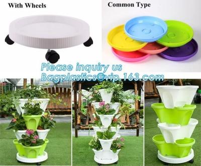 China Green Garden Sacks Strawberry Hydroponic Vertical Farming Planter Pots Nursery Succulents for sale