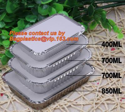 Chine conteneurs d'aluminium conteneur de nourriture de papier aluminium de 10 pouces pour la casserole de cuisson de dinde de casserole de rôti de Halloween de pizza à vendre