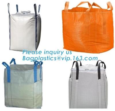 China 100% PP FIBC Jumbo Bags Breathable Bulk , Mesh Jumbo Bag For Firewood Potato for sale