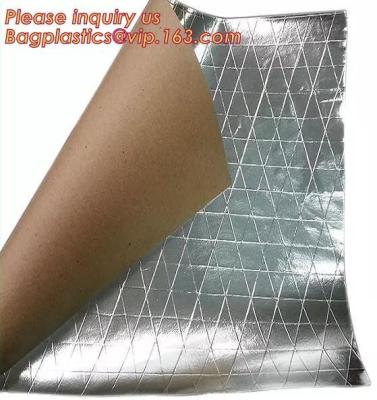 China El papel de aluminio de Hoja-Lienzo-Kraft que hacía frente al material de aislamiento para la construcción de edificios, barrera radiante laminó clo tejidos en venta