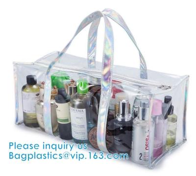 China Toiletry van Eco de Winkelende Zakken van de de Ritssluitingszak van Uitrustingenpvc van de de Make-up Kosmetische Reis Organisator Pocket Shoulder Bag Te koop