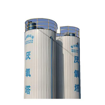 China 700-2500mÂ ³ China Anaerobic Water Treatment Biogas Reactor Digester Filter Tank Tower for sale