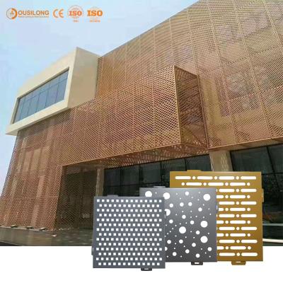 China CNC-Schnittvorhang perforierte Aluminium-Metallverkleidungsplatten PE / PVDF-Pulverbeschichtung zu verkaufen