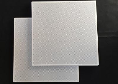 Chine Ф1.8 perforé en aluminium a suspendu la configuration dans le blanc 600 x 600mm de tuiles de plafond à vendre