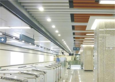 China False Decorative Metal Suspended Ceiling , G-shaped Blade Linear Ceiling Tiles for sale