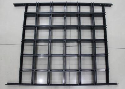 Chine Installez avec le plafond en aluminium 600 x de grille de T de barre en métal noir de vue le trellis 600 à vendre