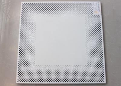 China Decorative Commercial Ceiling Tiles , Perforated Acoustical Panel for Office Building for sale