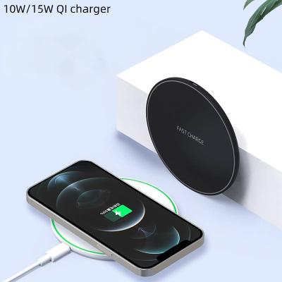 China UniversalÂ   Hot Universal Amazon QI 15W 10W Wireless Phone Charger Pad for Samsung Mobile iPhone 11 12 13 pro max with CE FCC ROSH for sale