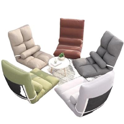 China Factory Wholesale Modern Foldable Sofas Single Fabric Portable Relax Lazy Floor Sofa Set Indoor Outdoor Lounge Chair for sale