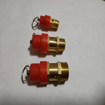 China brass safety valve for air compressor use 1/2 1/4 1/4 3/8 1/2 for sale