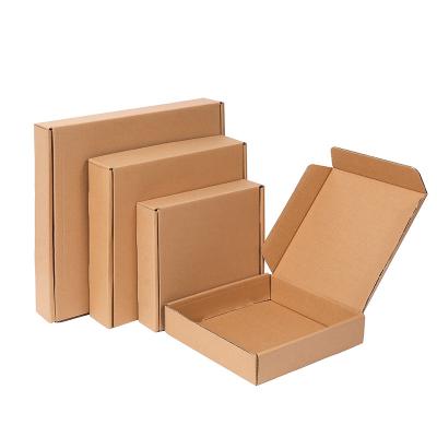 China Hot Sale Cheap Custom Recycled Materials Logo Plane Tuck Top Square Corrugated Cardboard Corrugated Cardboard Shipping Boxes 5 Layers for sale