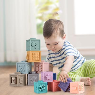 China DIY TOY Factory Hot Sale Play Building Toys Stacking Blocks Soft Block Toy For 100% Safe for sale