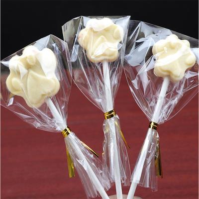 China ANTISTATIC cellophane candy wrappers opp bag for lollipop packaging for sale