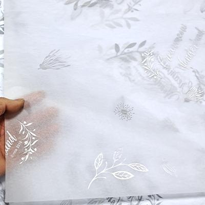 China Recyclable Thick Custom Printed Logo Gift Wrapping Paper Clothing Tissue Paper for sale