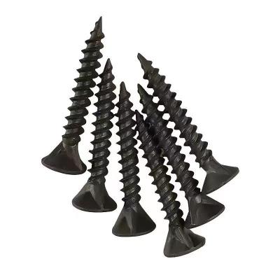 China Pan Hot Selling High Quality Chipboard Self-drilling Thread Rough Drywall Screws Black Nickel Steel Drywall Screws for sale