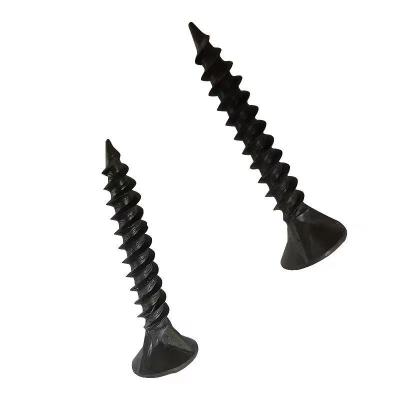 China Pan High Quality Gray Phosphated Drywall Screws Diamond Black Phillips Bugle Head Drywall Screws for sale