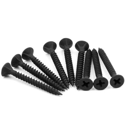 China Pan High Quality Gray Phosphated Drywall Screws Diamond Black Phillips Bugle Head Drywall Screws for sale